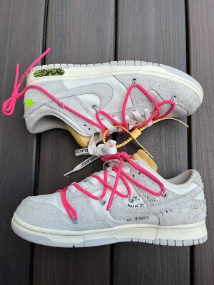 Nike x Off-White Dunk Low 'Lot 17 of 50' DJ0950-117 With Box Size