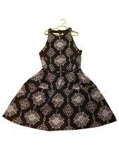 mossimo supply co Black geometric print skater dress small Target 2015