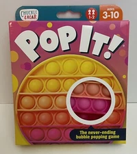 Chuckle & Roar Pop It! Warm Red Colors Bubble Popping and Sensory Game