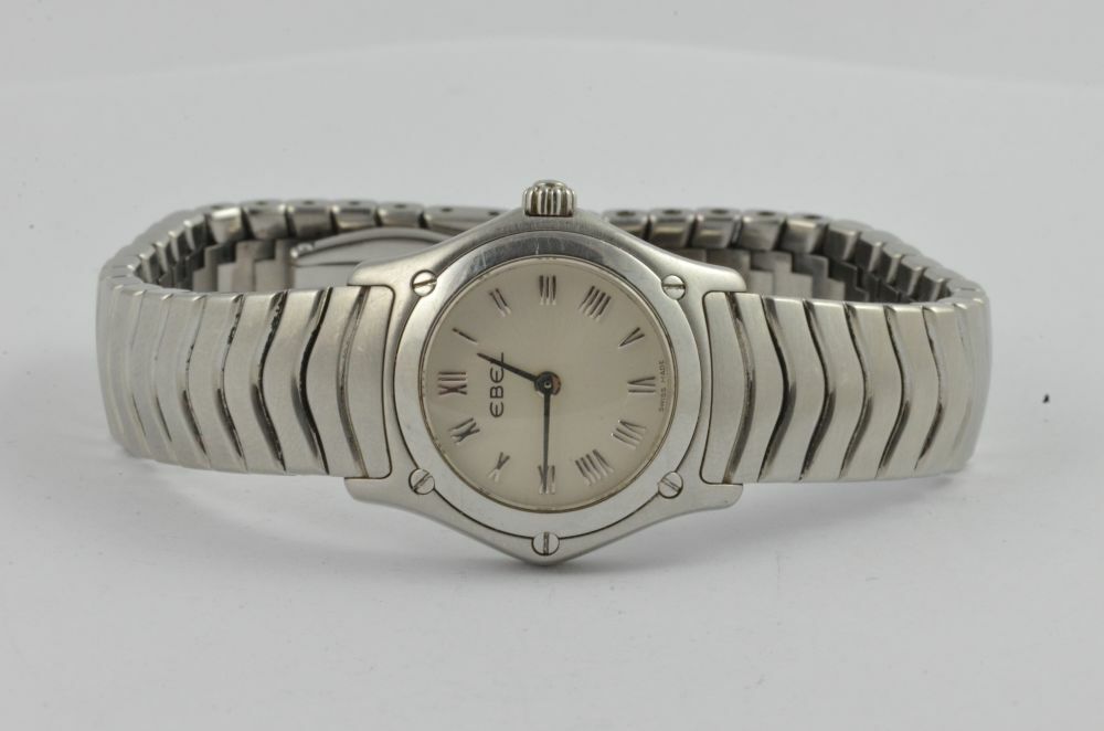 Ebel Classic Wave Women Watch Steel/Pearl 23mm 9157F11 White Ebel Classic Wave Women Watch Steel/Pearl 23mm 9157F11 White
