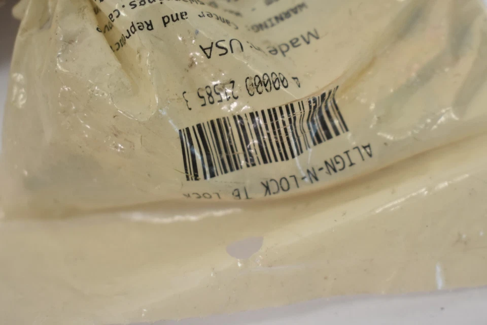 Lot of 3 Rockler Align N Lock Table Leaf Lever Lock Yellow Zinc Plate w Hardware - Image 3 of 4