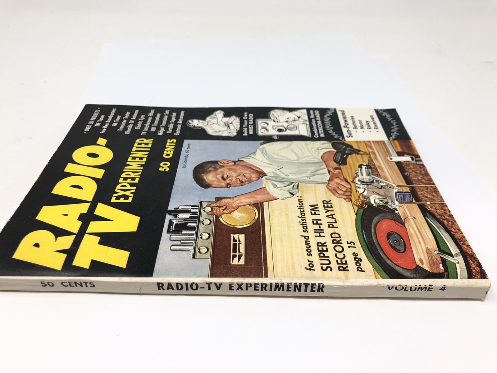 Vintage 1957 RadioTV Experimenter Magazine Volume four 4 eBay