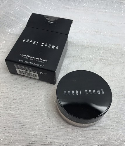 Bobbi Brown Sheer Finish Loose Powder Soft Sand #5 0.25oz NIB Sealed