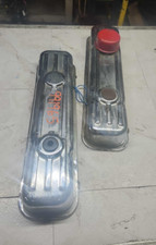 1965 Buick Special 3.9l Left And Right Pair Engine Valve Cover Chrome Oem