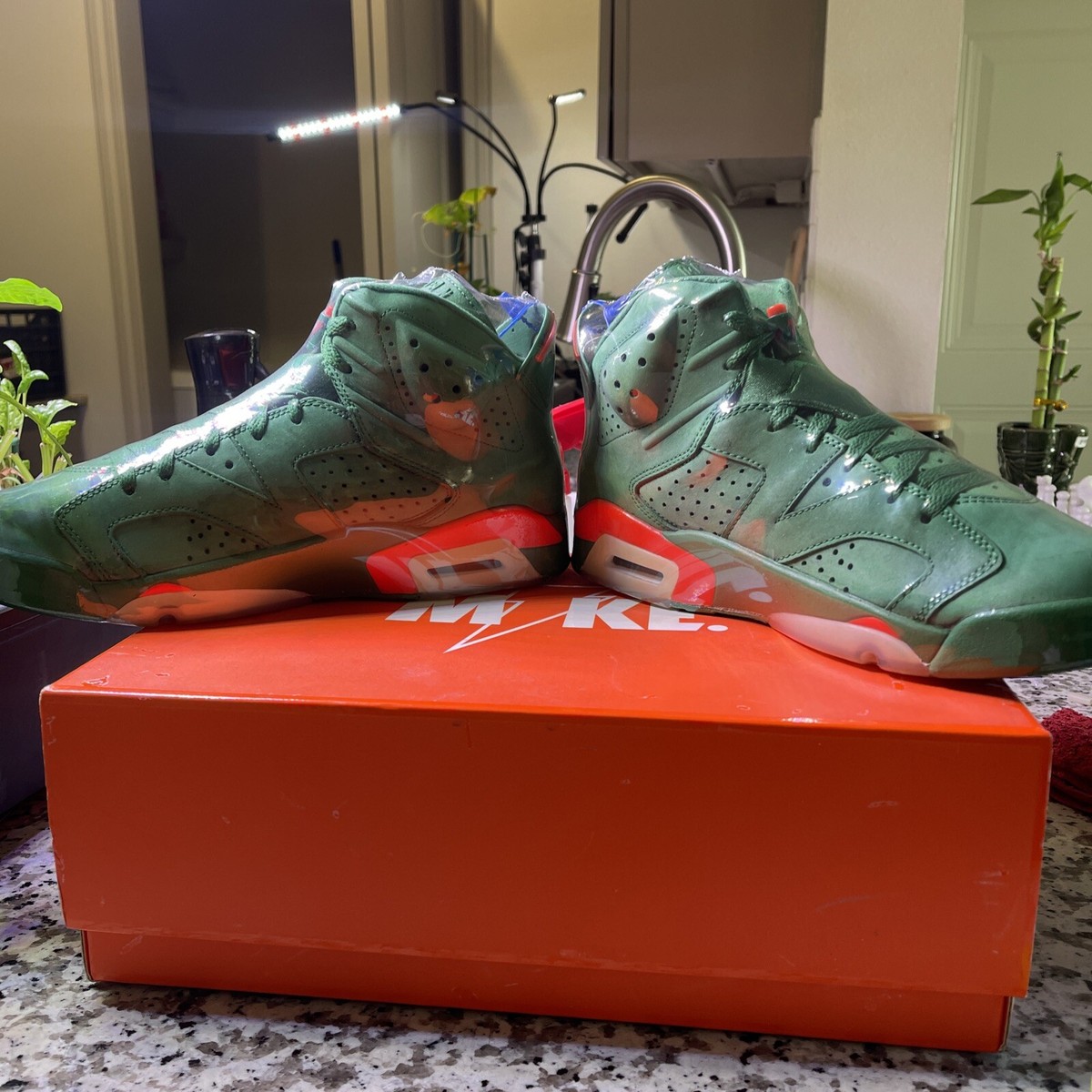 Size 9.5 - Air Jordan 6 Retro NRG Green Suede Gatorade (2017) | eBay