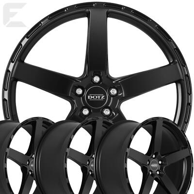 4x 19 Zoll Dotz MarinaBay black Alufelgen für BMW 3er 5er 6er