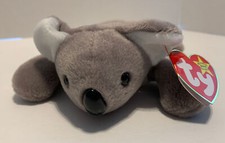 Koala Mel beanie baby ty Original tag no creases Gray Stuffed Animal