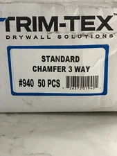 Trim-Tex drywall solutions - chamfer 3 way & Base Adapter (50 of each)