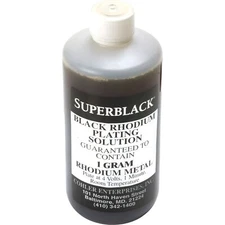 Superblack Black Rhoidum Plating Solution 1 Pint (1 Gram Rhodium)