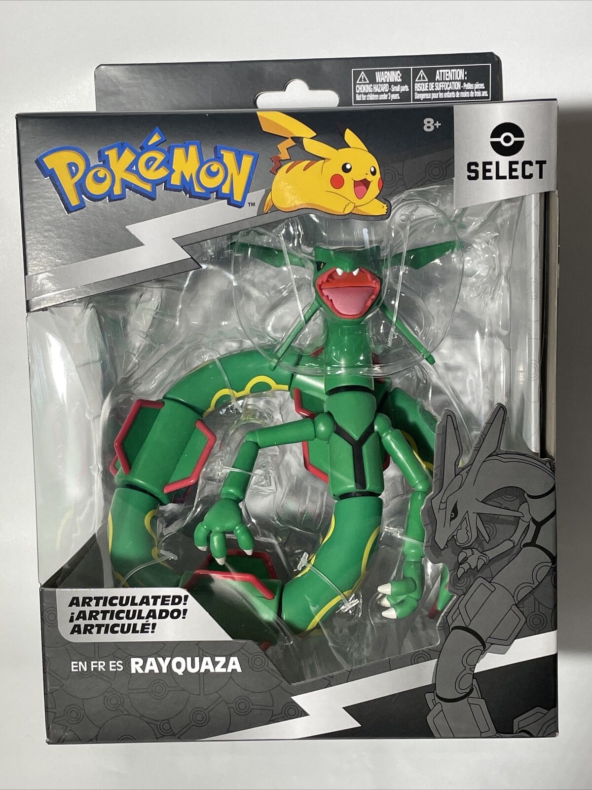 Brinquedo Boneco Pokemon Select Rayquaza Articulado 2673