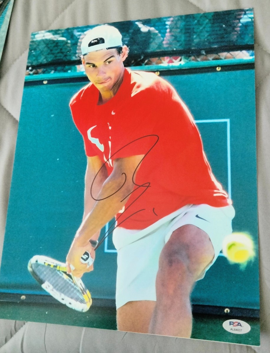RAFAEL NADAL Signed 11x14