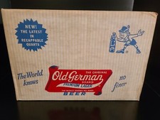Old German Beer Cardboard Bottle Case Box Advertising Display Cumberland (A)