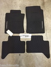 2005-2011 Tacoma Double Cab All Weather Rubber Floor Mats Oem Toyota Accessory