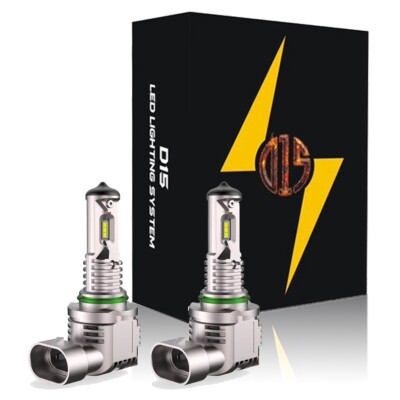 9005 HB3 LED DRL Headlight Light Bulbs White 5500K 8000LM CSP Conversion Kit