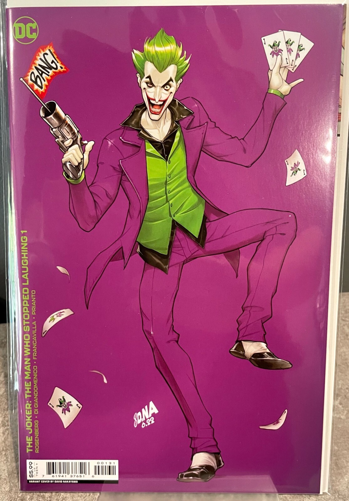 The Joker: The Man Who Stopped Laughing #1 (DC Comics, 2022) Nakayama Variant