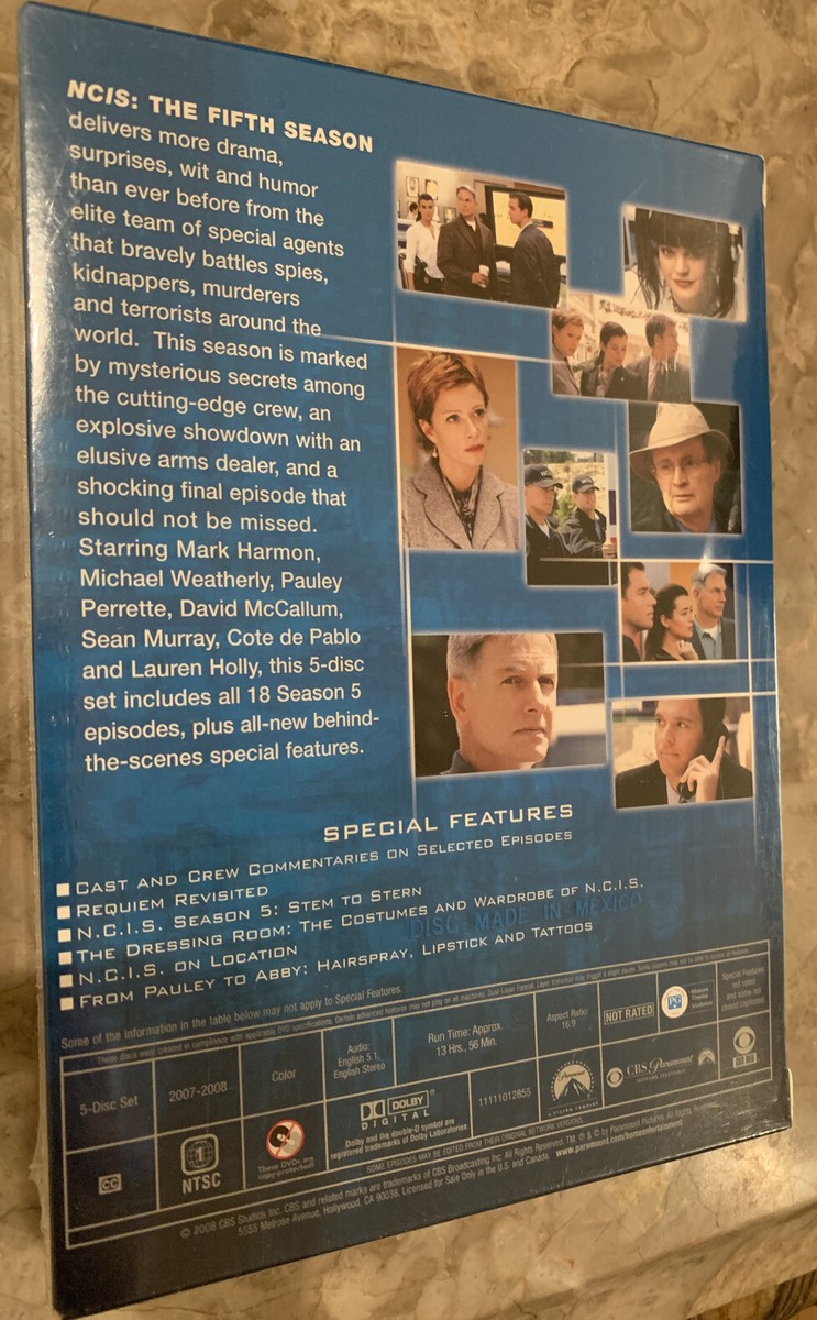 NCIS - Complete Fifth Season (DVD, 2008). Condition Is Brand New