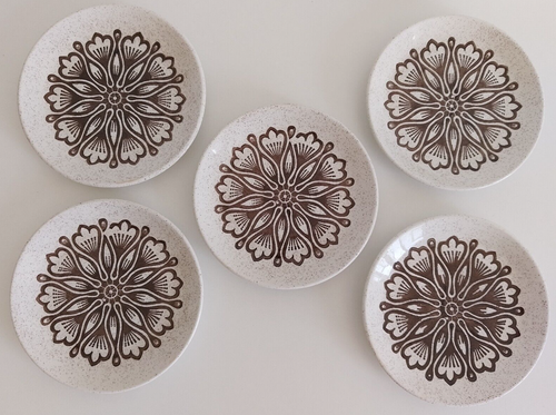 Vintage Biltons Plates X5 small, Staffordshire England, Ironstone, Retro - Picture 2 of 9