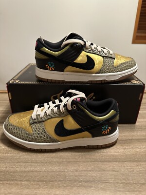 Size 7.5 women's / size 6 Mens - Nike Dunk Low Dia De Muertos Brand New!