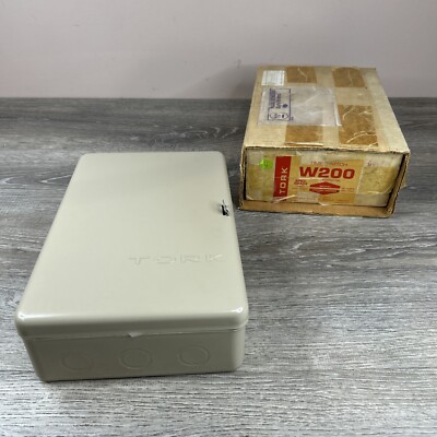 Tork NSB W200 Time Switch 40A 120V 7 Day Calendar Dial Double Pole Nos Oem