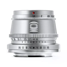 TTArtisan 35mm f/1.4 for Fujifilm X mount camera =Silver=