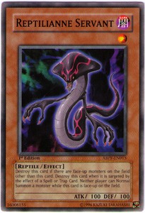 Reptilianne Servant - ABPF-EN015 - Common - Unlimited Edition x3 - Near Mint