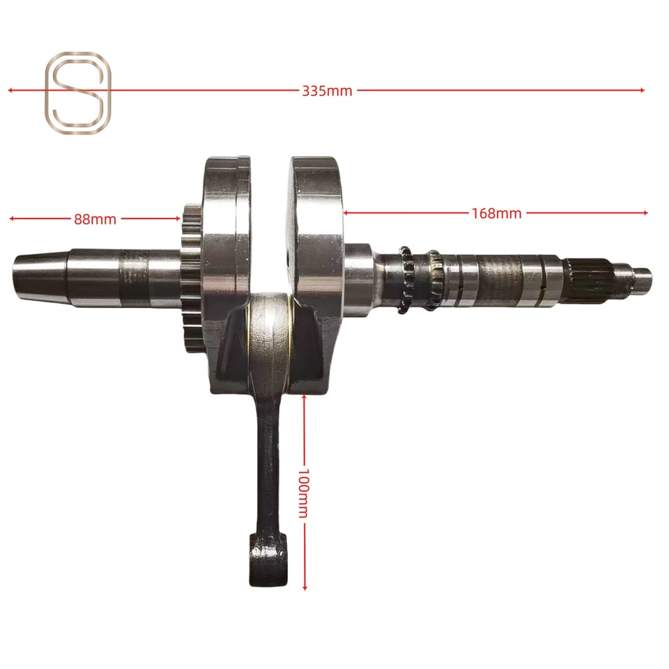 CIGÜEÑAL 13000-HR3-A40 PARA HONDA TRX420 TRX500 TRX520 SXS500 SXS520 Y COJINETE Foto 3 de 4