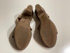 GIANMARCO SORELLI Leather High Heel Sandals Size 7 38 Made in Italy — photo 7