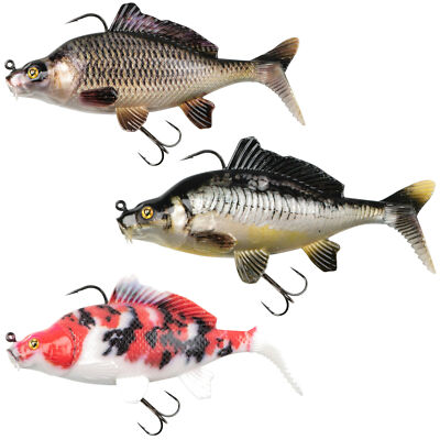 Fox Rage Replicant Carp 14cm Gummifisch, Swimbait, Gummiköder, Kunstköder, Köder