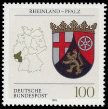 GERMANY 1709 - Coats of Arms "Rheinland-Pfalz" (pc16222)