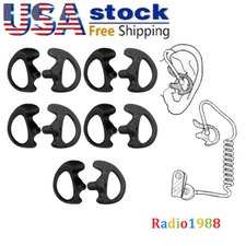 5 Pair S Left & Right Earbud Earmold for Earpiece Acoustic Tube Two-Way Radios