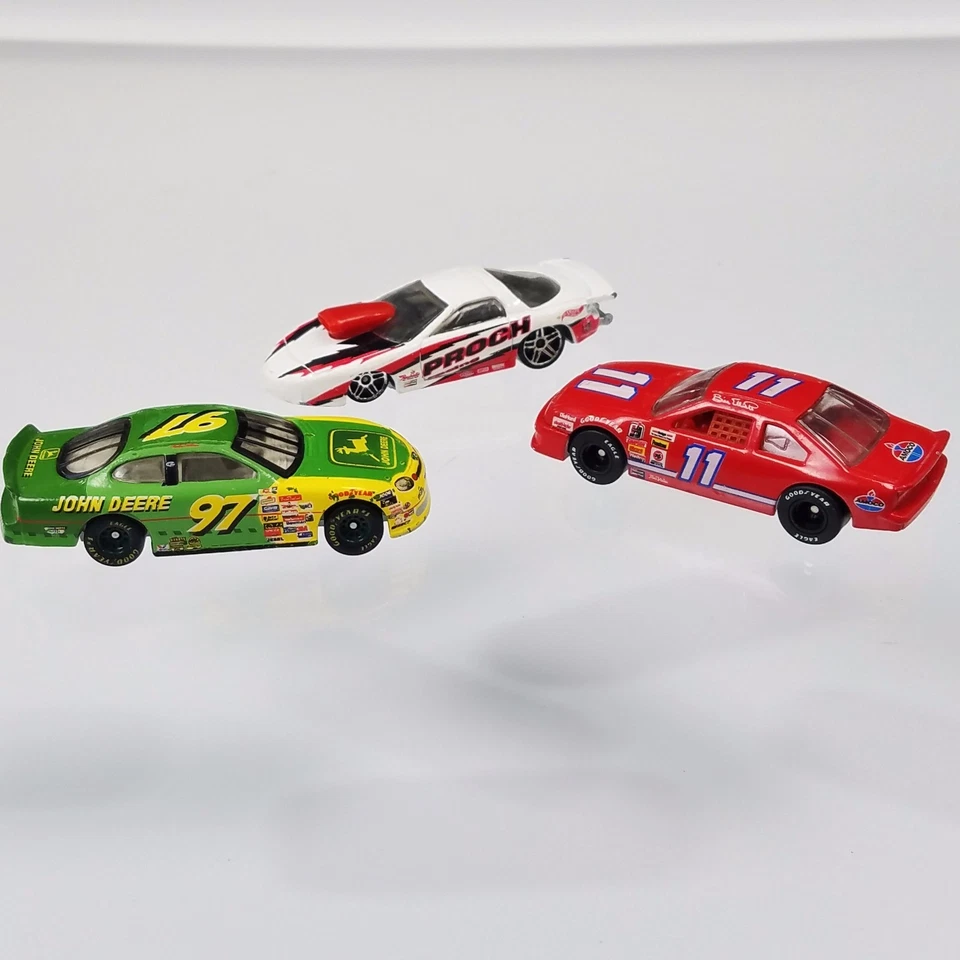 1992 Racing Champions 1997 Hot Wheels 1998 Firebird Mattel Vintage Racer Cars - Image 2 of 4