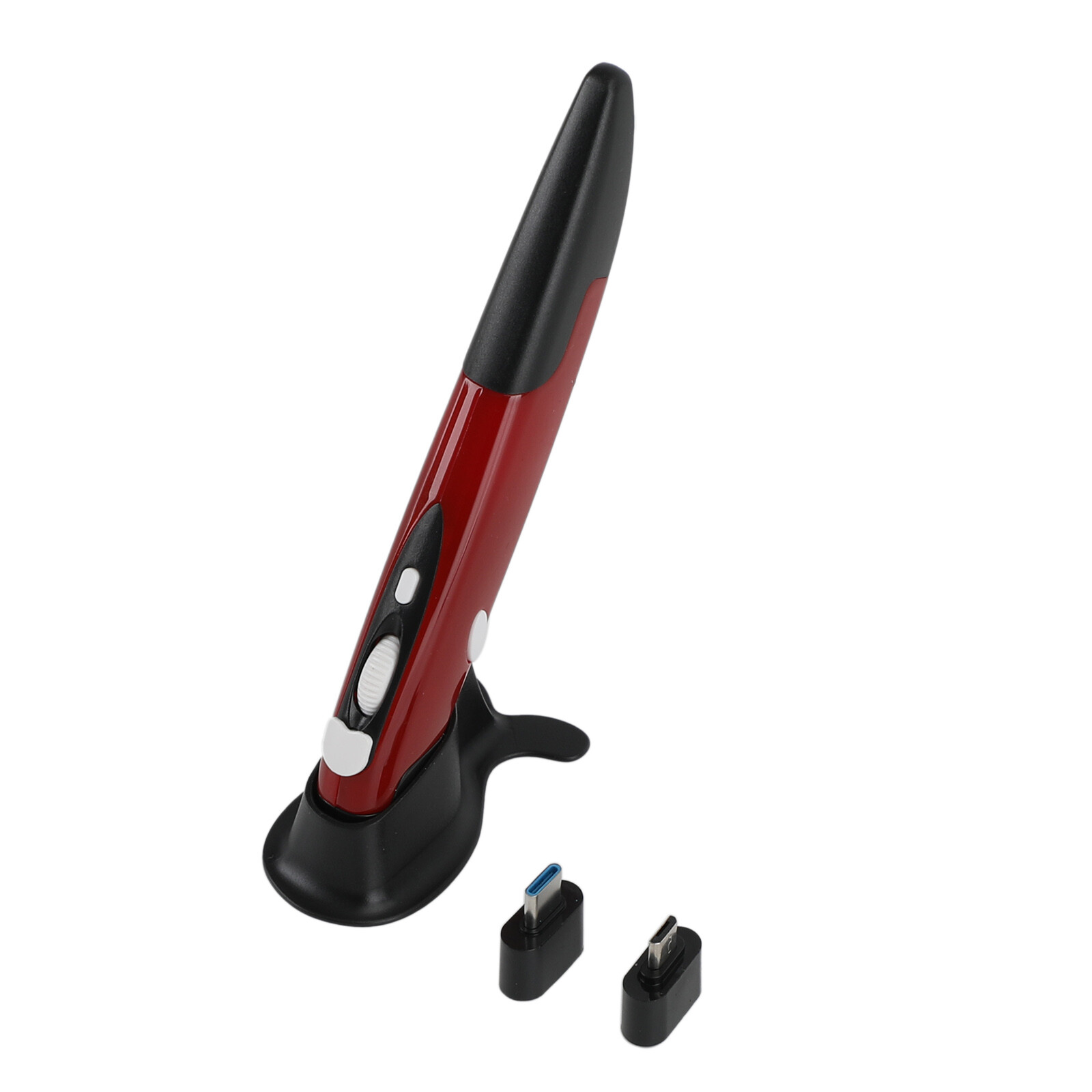 Mouse óptico inalámbrico 2.4G portátil de mano con USB y DPI ajustable, tipo bolígrafo y bola de seguimiento, imagen 6