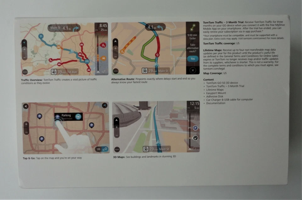 2014 Mint Box New Old Stock Tomtom GO 50 3D Maps Car GPS Navigation iPhone Link - Image 3 of 4