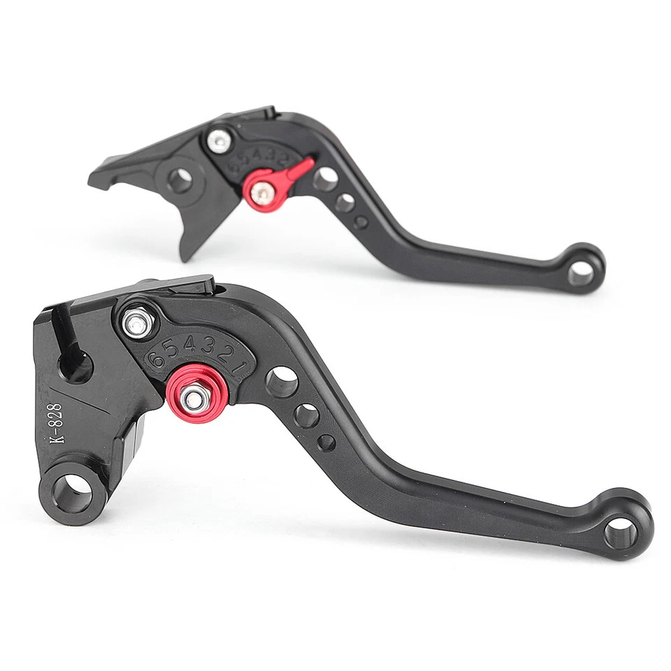 Black Racing Brake Levers & Clutch Levers For Kawasaki ZZR600 Ninja ZX6R ZX636R - Изображение 3 из 4
