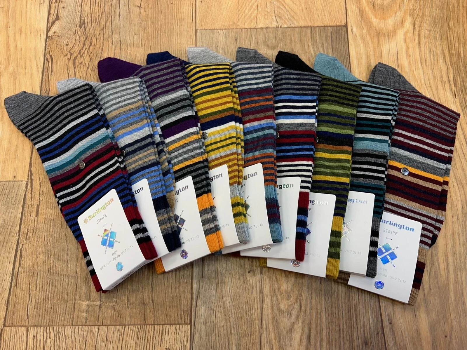 Burlington Mens Wool Stripe Socks
Opens in a new window or tab