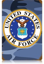 US Air Force Metal Sign - Hand Made in the USA with American Steel