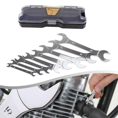 Essential Tools 8-teiliges Doppelmaulschlüssel-Set mit präziser Passform