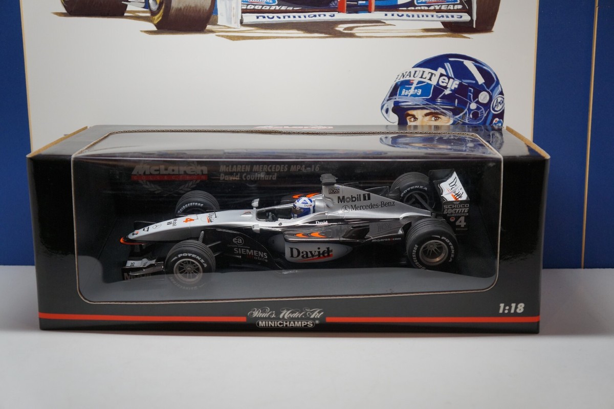 MINICHAMPS 1 18 McLaren MERCEDES Mp4-16 David Coulthard 2001