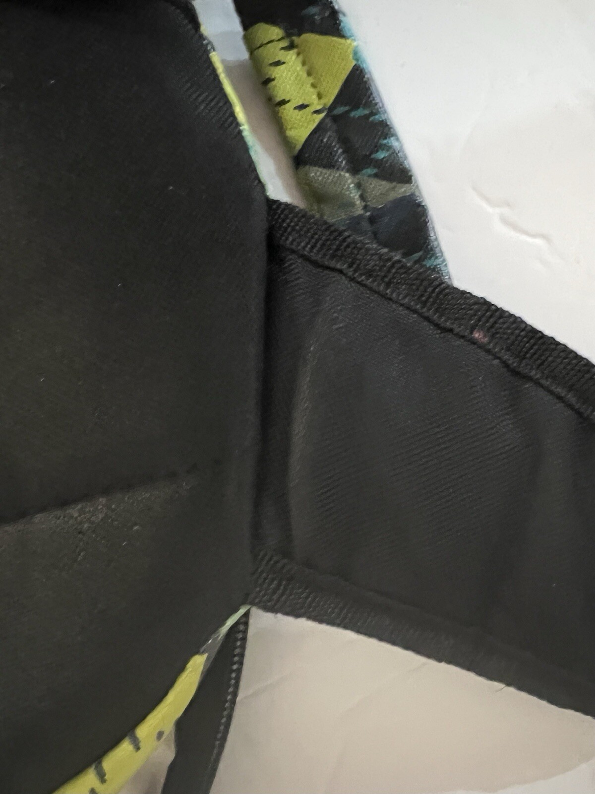 Y2K O'NEILL BACKPACK GREEN ARGYLE PATTERN -GREAT … - image 8