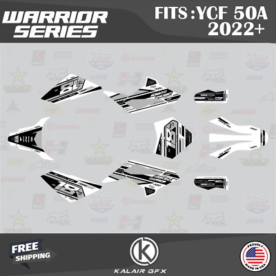 Graphics Kit for YCF50A (2022+) YCF 50A Warrior Series - White
