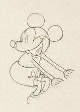Mickey Mouse 1933 Production Animation Cel Drawing from Disney Puppy Love 891