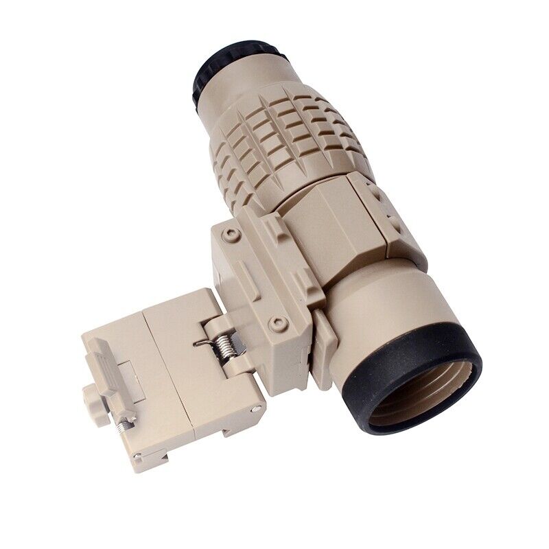 Sight 3X Magnifier Scope Compact Riflescope Sights with Flip Up