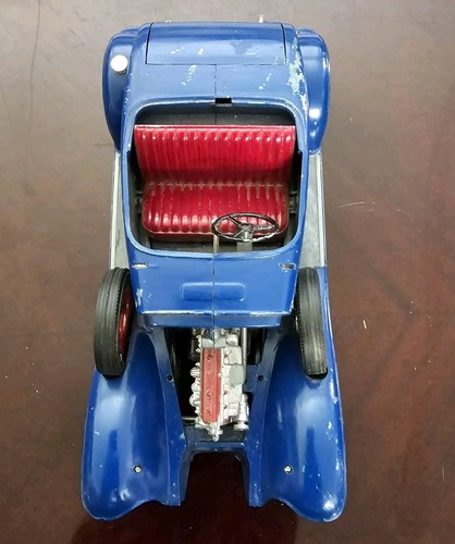 Vintage Hubley Toys Blue Car - Picture 6 of 9
