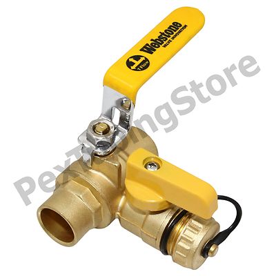 Lead-Free, 1/2'' Sweat Webstone Pro-Pal Ball Drain/Purge Valve #50612W