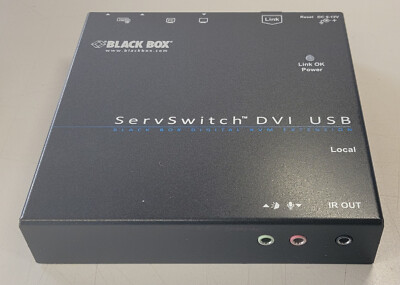 Black Box ServSwitch DVI-D USB KVM-over-Fiber Extender ACS261A-SM
