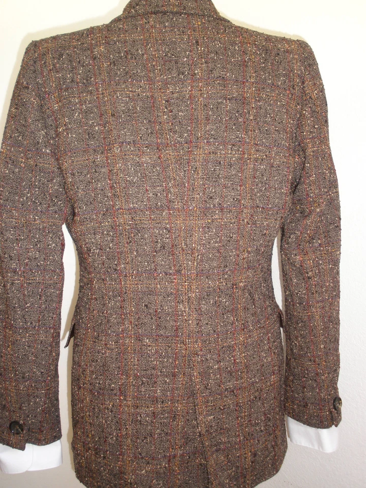 CHAQUETA BLAZER DE LANA BASE MASKkA talla US 8 F 40 D 38 GB 12 ÚNICA HECHA EN ITALIA  Foto 4 de 4