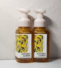 Bath  Body Works Kitchen Lemon Foaming Hand Soap 8.75 Fl Oz pack of 2 
