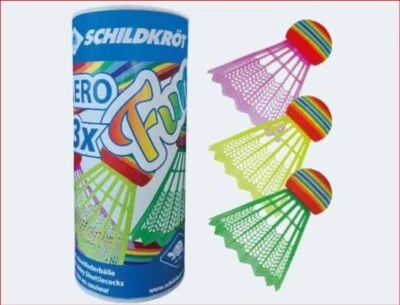 Schildkröt Federball 3er Set Kinder Outdoor Üben Training Schule Rasen Garten