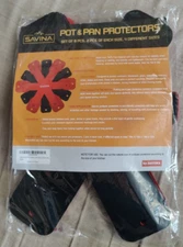 SAVINA Pot & Pan Protectors - (2x 16", 15", 14", 12"), 8 Pieces