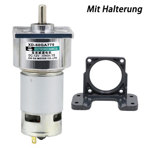 DC 12V / 24V Metall Getriebemotor 35W Gleichstrom Motor 10 - 400 U/min 60GA775 - Picture 14 of 14